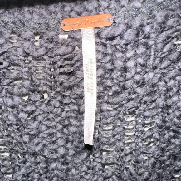 FREE PEOPLE Josephine Pullover In Charcoal Gray - Picture 9 of 9